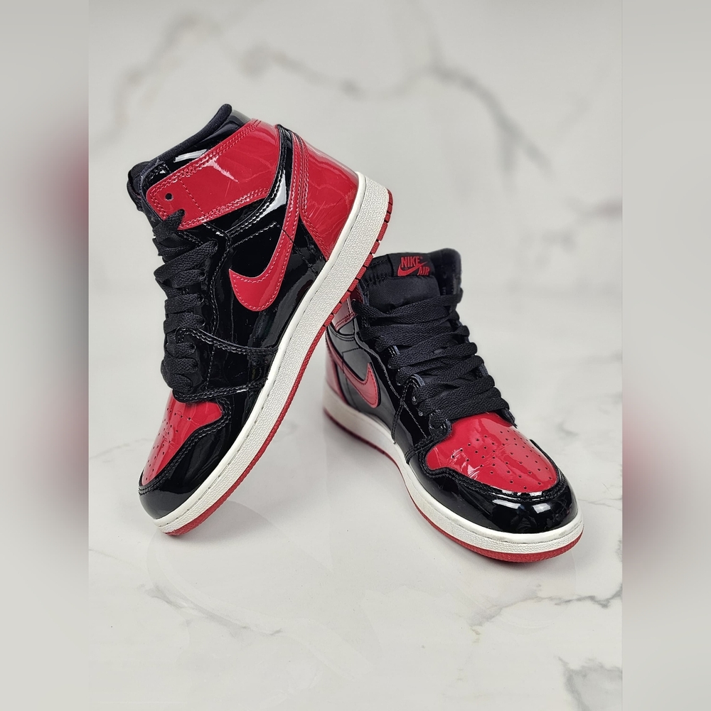 Nike Air Jordan 1‎ Retro High OG “Bred Patent” Size 5.5Y